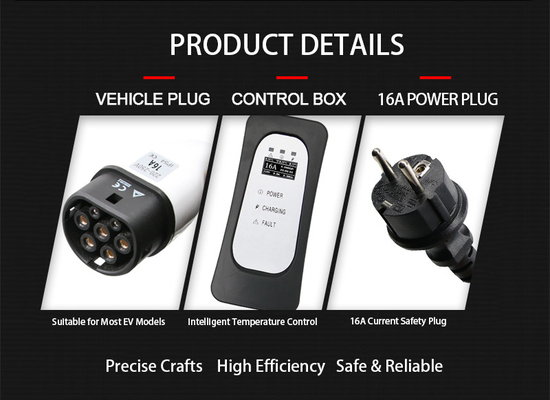30kWh IP65 EV Car Charging Station 32 Amp Level 2 Charger 450VAC