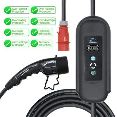 11KW 32Amp 40A EV Car Charging Station 3 Phase Home Ev Charger 4G