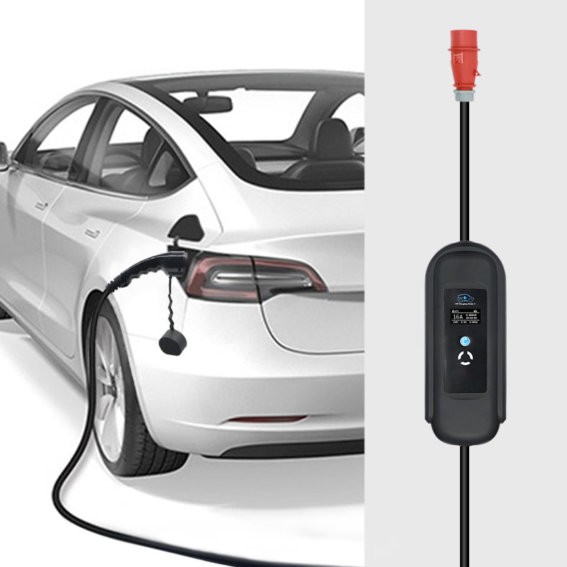 13A 3 Phase Car EV Charger IEC 62196 10A  Level 2 Electric Vehicle 1415V