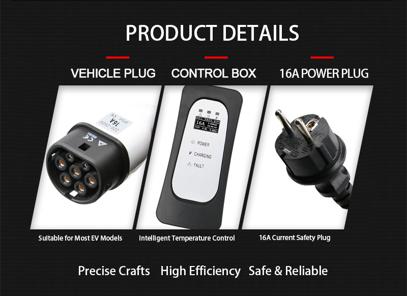30kWh IP65 EV Car Charging Station 32 Amp Level 2 Charger 450VAC