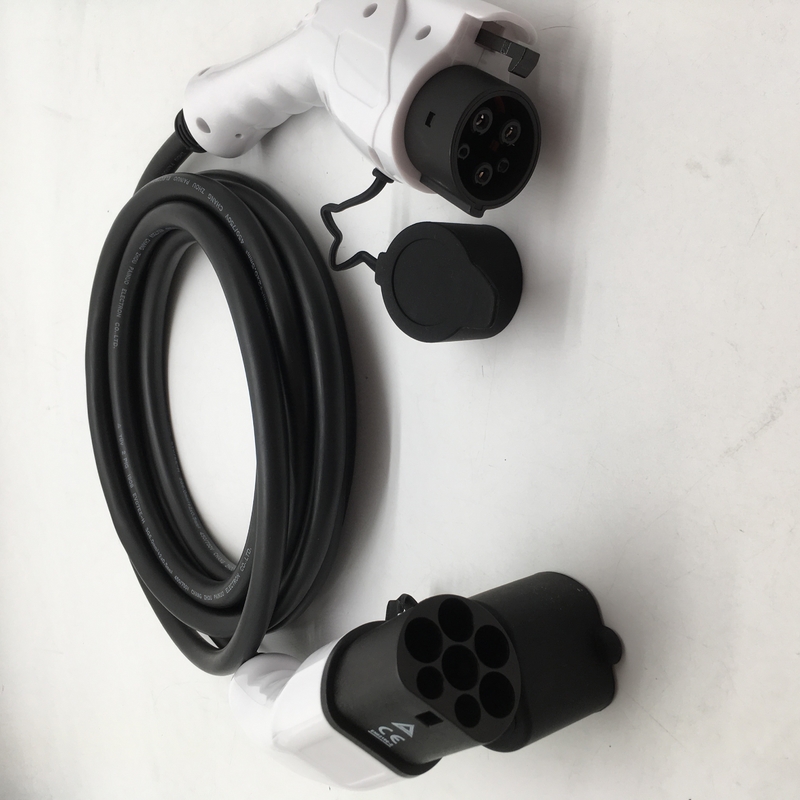 TUV 240V IEC62196 Mode 3 Type 2 Cable 32A 15 Foot Extension Cord